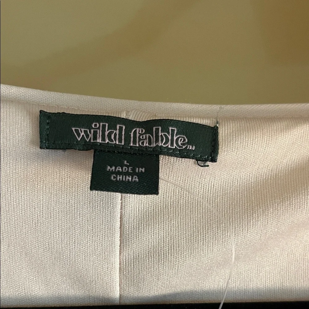 Wild Fable lined bell sleeve  Sequin Long Sleeve Dress - Picture 2 of 5